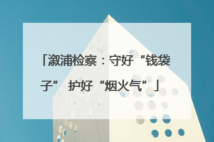 溆浦检察：守好“钱袋子” 护好“烟火气”