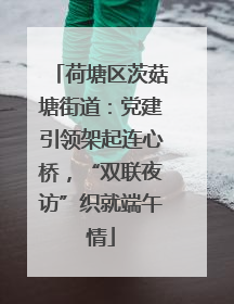 荷塘区茨菇塘街道：党建引领架起连心桥，“双联夜访”织就端午情
