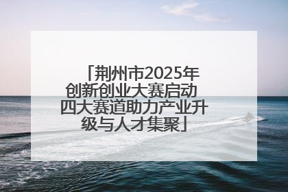荆州市2025年创新创业大赛启动 四大赛道助力产业升级与人才集聚
