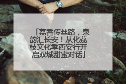 荔香传丝路，泉韵汇长安！从化荔枝文化季西安行开启双城甜蜜对话