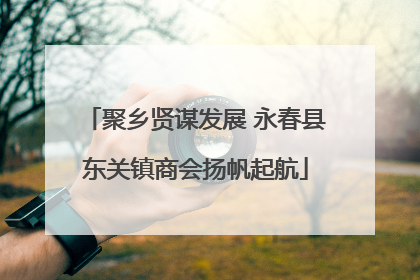 聚乡贤谋发展 永春县东关镇商会扬帆起航