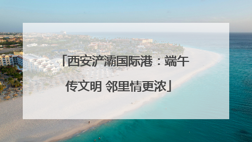 西安浐灞国际港：端午传文明 邻里情更浓