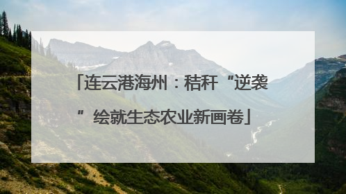 连云港海州：秸秆“逆袭”绘就生态农业新画卷