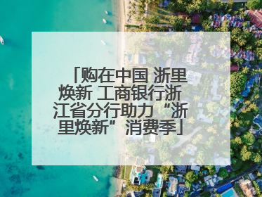 购在中国 浙里焕新 工商银行浙江省分行助力“浙里焕新”消费季