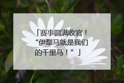 赛事圆满收官！“伊犁马就是我们的千里马！”
