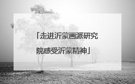 走进沂蒙画派研究院感受沂蒙精神