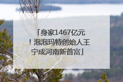 身家1467亿元！泡泡玛特创始人王宁成河南新首富