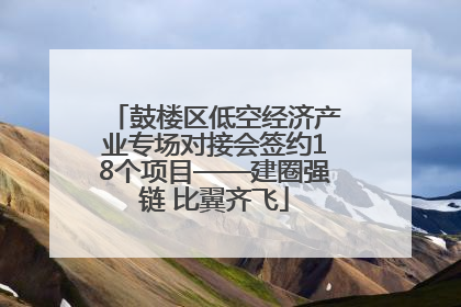 鼓楼区低空经济产业专场对接会签约18个项目——建圈强链 比翼齐飞