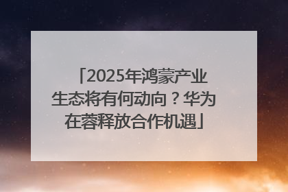 2025年鸿蒙产业生态将有何动向？华为在蓉释放合作机遇