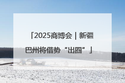 2025商博会｜新疆巴州将借势“出圈”