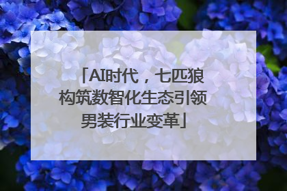 AI时代，七匹狼构筑数智化生态引领男装行业变革